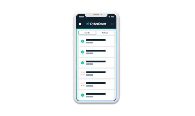 CyberSmart platform screen